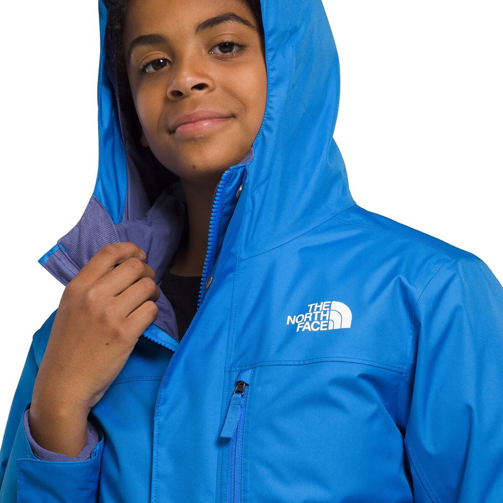 The North Face North Jacket Kids 2XL Gray Insulated Hooded Triclimate APP2822