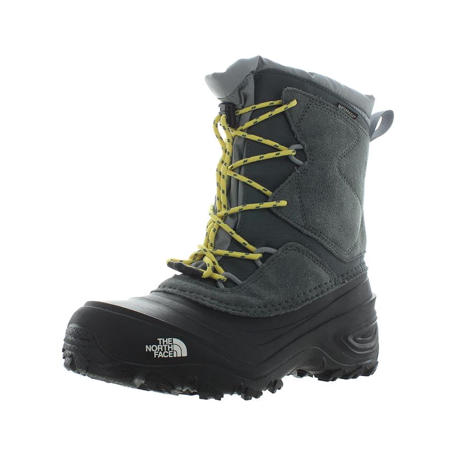 The North Face Alpenglow V Waterproof Boot PS Girls Shoes Size 11, Color: Vanadis Grey/Meld Grey