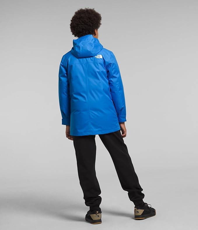 The North Face North Jacket Kids 2XL Gray Insulated Hooded Triclimate APP2822