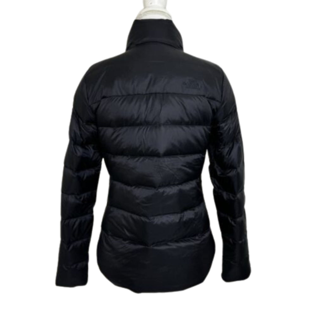 The North Face Minoqua Puffer Jacket Womens XS Black Flare Down Full Zip APP1003