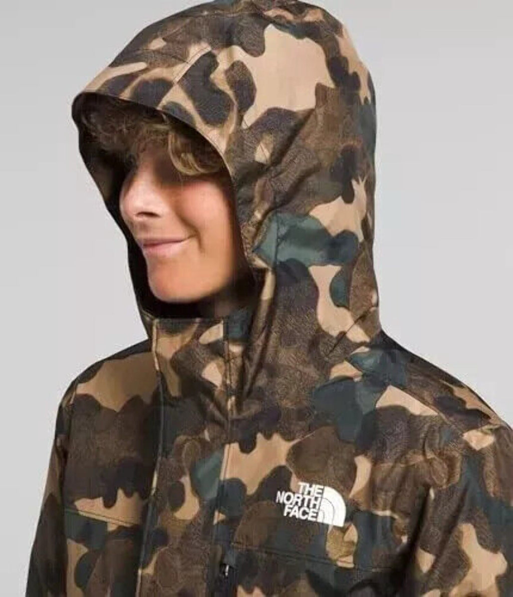 The North Face North Down Triclimate Jacket NF0A84M5ORU Boys Brown Camo SGN1217 (Green,M (10))