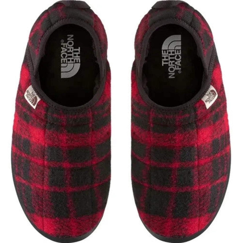The North Face Thermoball Traction Mule V Women's US 5 Red Plaid Slipper JOBB569