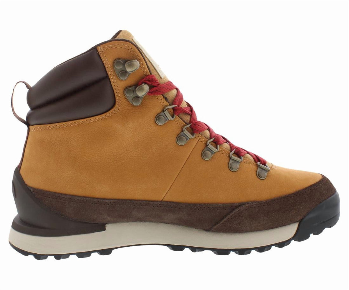 The North Face Back To Berkeley IV Waterproof Leather Boot Mens Shoes Size 8.5, Color: Almond Butter/Demitasse Brown