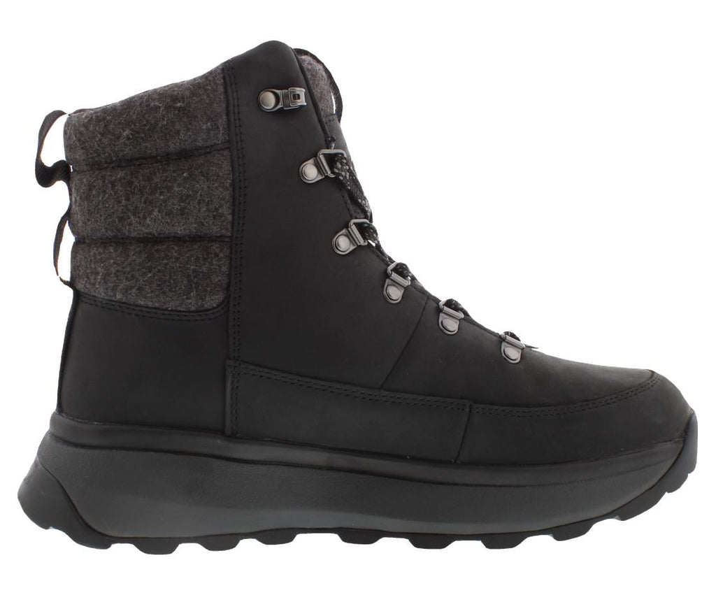 The North Face Bergen Leather Mens Shoes Size 10, Color: Black