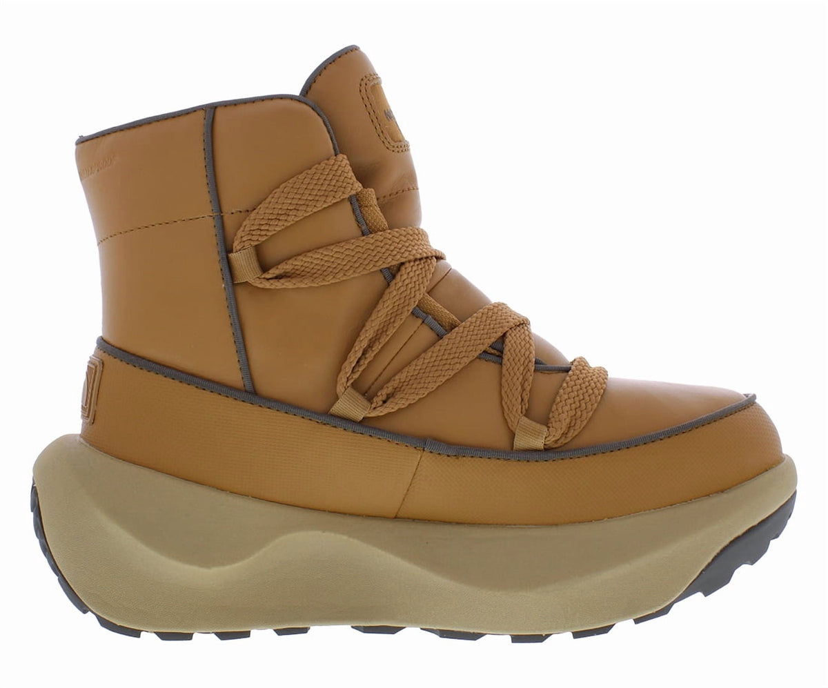 The North Face Halseigh Thermoball Lace Womens Shoes Size 7, Color: Almond Butter/Flaconbrown
