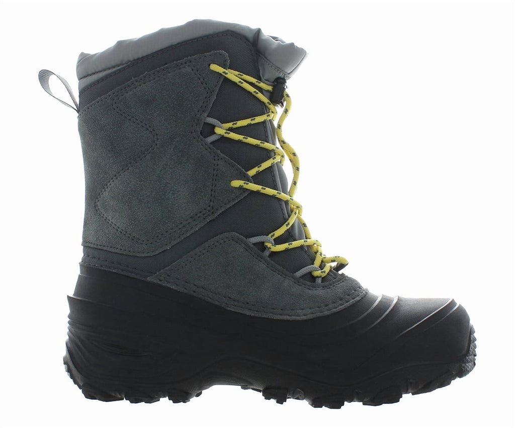 The North Face Alpenglow V Waterproof Boot PS Girls Shoes Size 11, Color: Vanadis Grey/Meld Grey