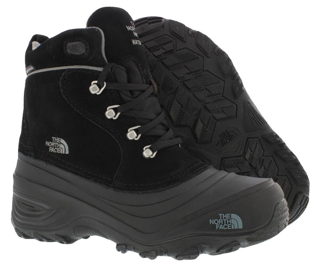 The North Face Chilkat Lace II Boot GS Boys Shoes Size 12, Color: Black