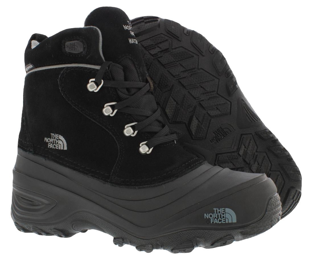 The North Face Chilkat Lace II Boot GS Boys Shoes Size 12, Color: Black