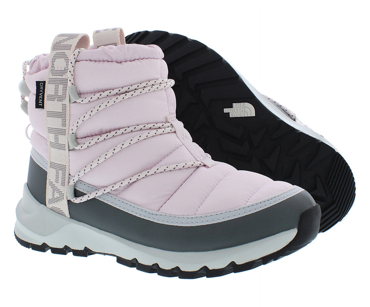 The North Face Thermoball Lace Up WP Boot Womens Shoes Size 6, Color: Lavander Fog/Vanadis Grey