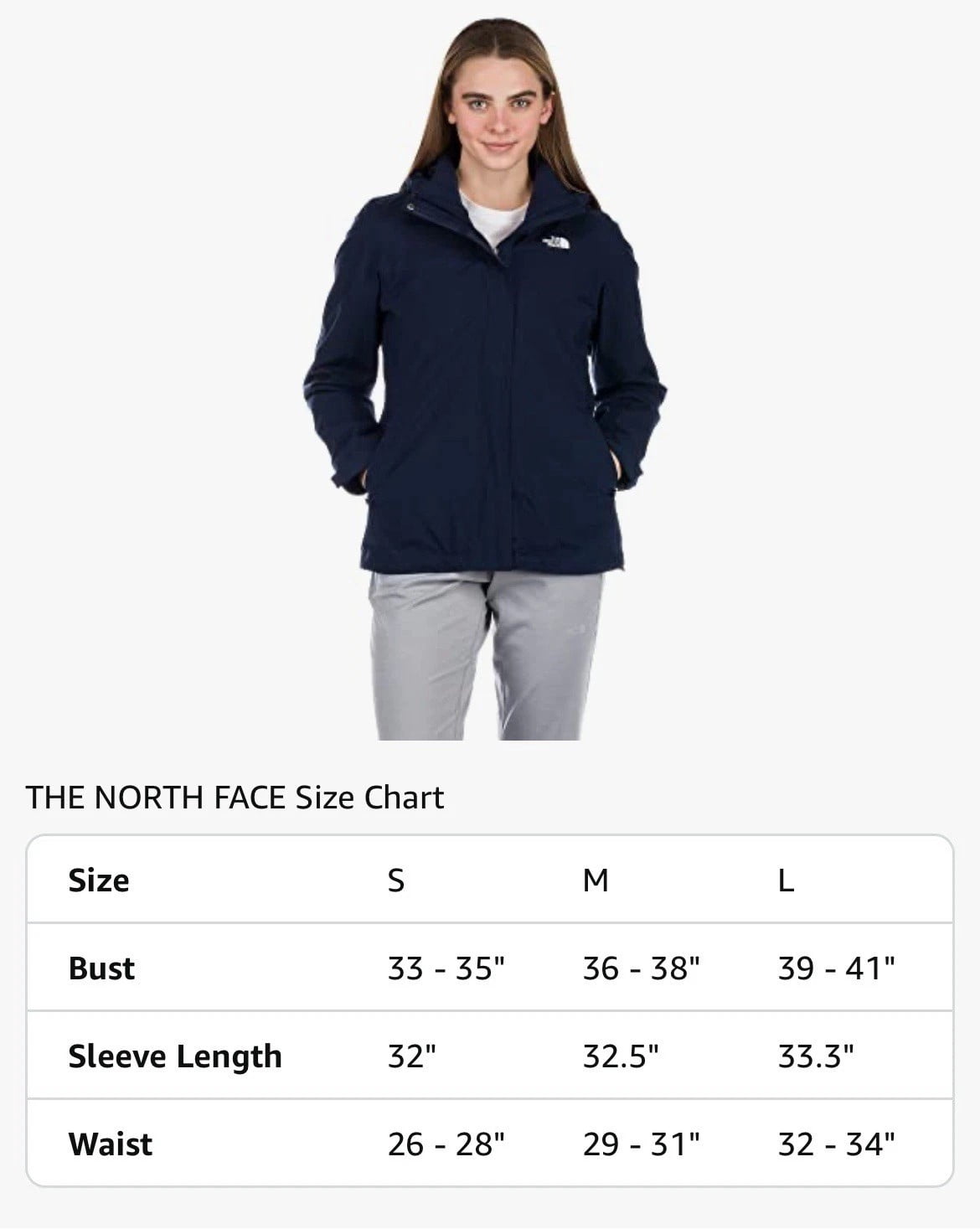 The North Face Women Toro Peak Triclimate Jacket Summit Navy Small