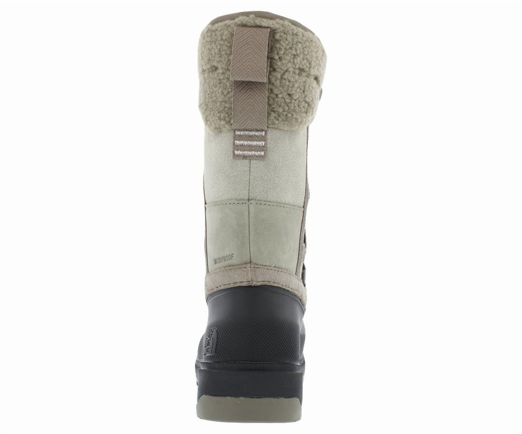 The North Face Shellista VI Mid Waterproof Boot Womens Shoes Size 8.5, Color: Clay Grey/Tnf Black