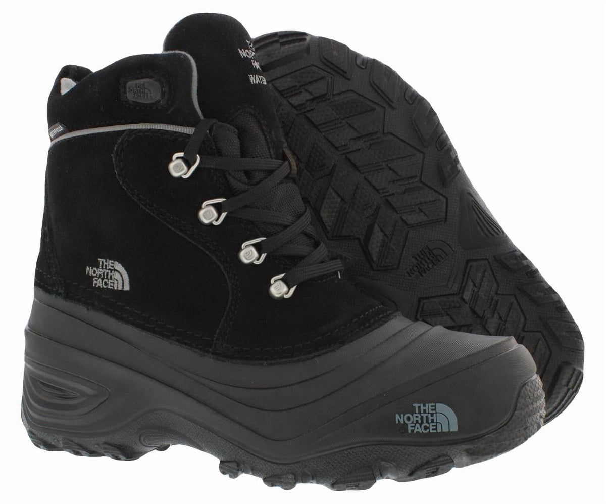 The North Face Chilkat Lace II Boot GS Boys Shoes Size 5, Color: Tnf Black/Zinc Grey