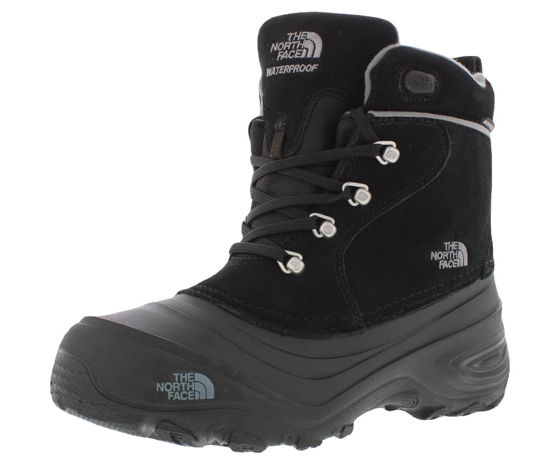 The North Face Chilkat Lace II Boot GS Boys Shoes Size 12, Color: Black