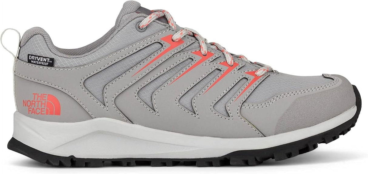 THE NORTH FACE Women's Venture Fasthike II WP, Meld Grey/Emberglow Orange, 5.5