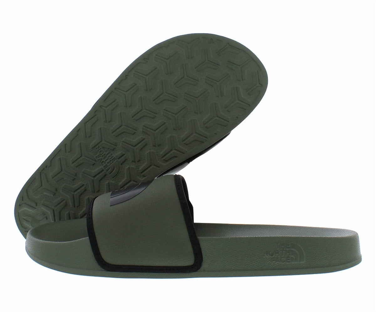 The North Face Base Camp III Slide Mens Shoes Size 8, Color: New Taupe Green/Tnf Black