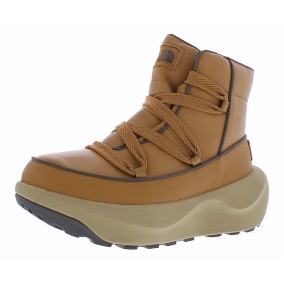 The North Face Halseigh Thermoball Lace Wp Womens Shoes Size 8, Color: Almond Butter/Falconbrown