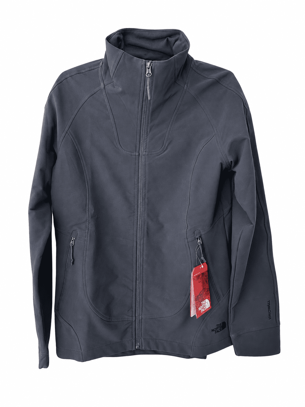 The North Face Ladies Tech Stretch Soft Shell Jacket. NF0A3LGW Asphalt Grey M