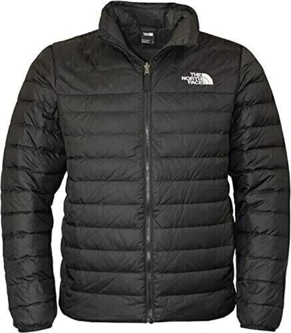 The North Face Flare II NF0A55XGJK3 Men's Black Full Zip Puffer Jacket NCL191 (Regular,M)