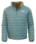 THE NORTH FACE Men's Minoqua Insulated Down Full Zip Puffer Jacket US, Alpha, Medium, Regular, Regular, Algae Blue