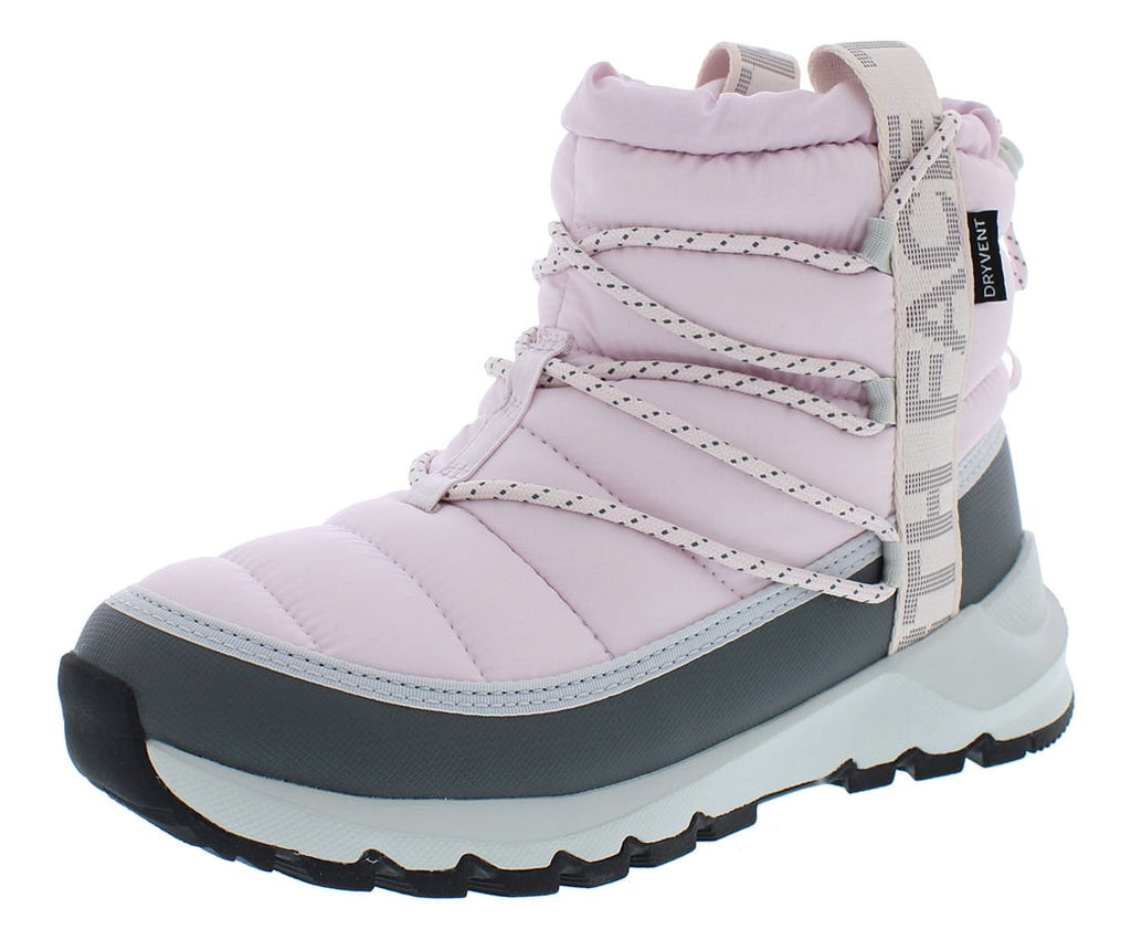 The North Face Thermoball Lace Up WP Boot Womens Shoes Size 6, Color: Lavander Fog/Vanadis Grey