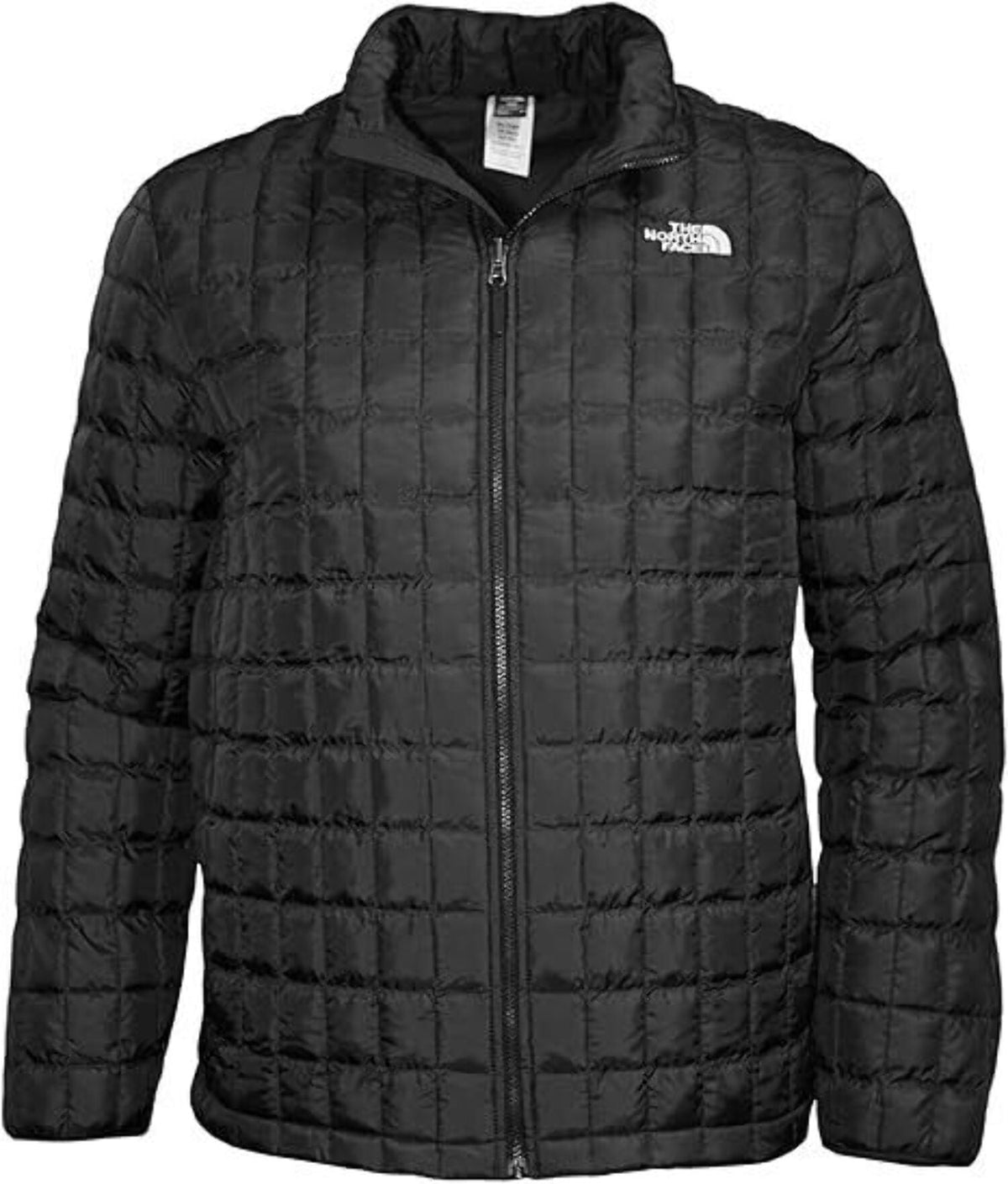 The North Face Thermoball Puffer Jacket Men M Black Full Zip Long Sleeve APP2799
