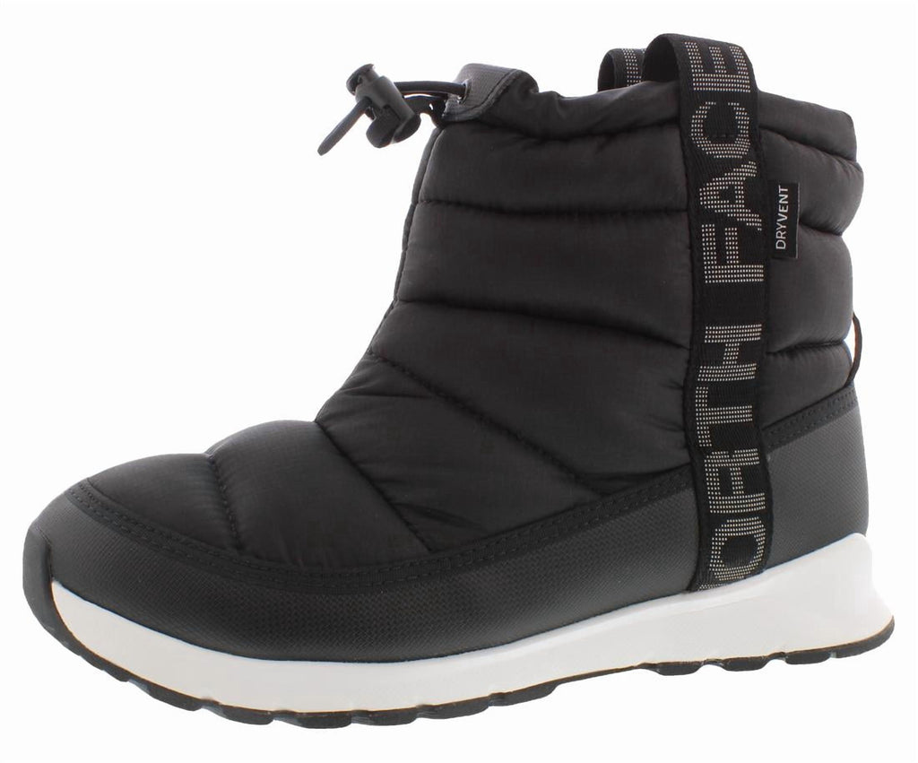 The North Face Thermoball Pull On Waterproof Boot GS Girls Shoes Size 5, Color: Tnf Black/Tnf White