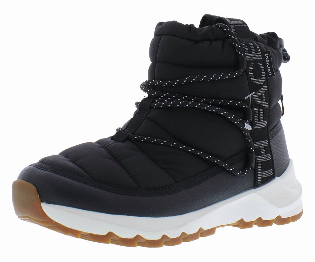 The North Face Thermoball Lace Up Waterproof Boot Womens Shoes Size 10, Color: Black