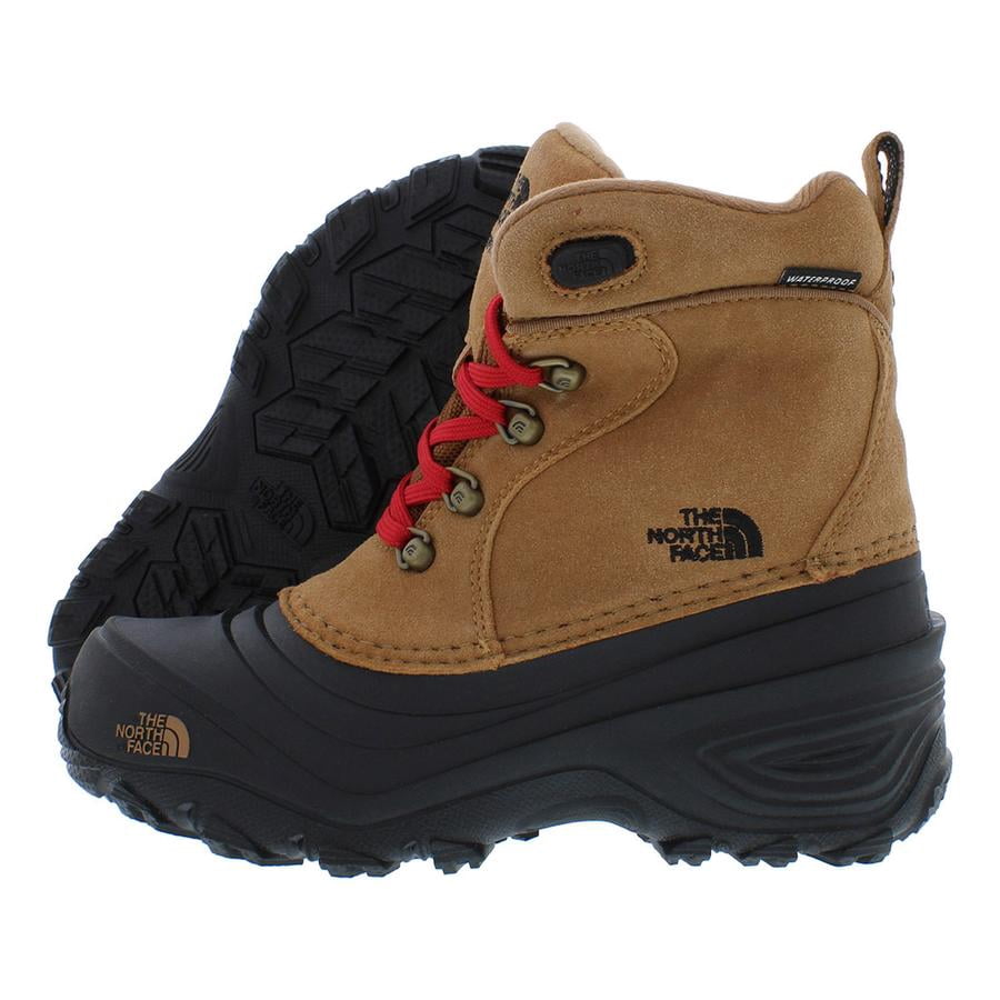 The North Face Chilkat Lace II PS Boys Shoes Size 11, Color: Toasted Brown/Tnf Black