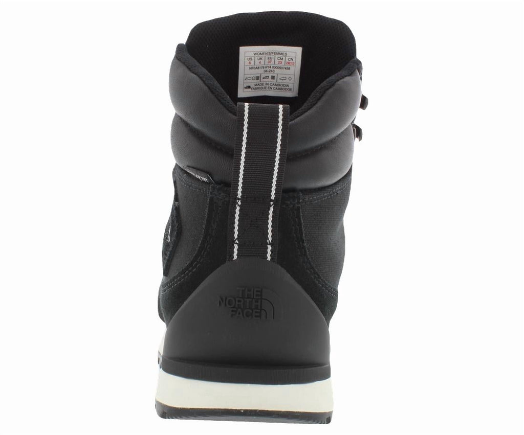 The North Face Back To Berkeley IV Waterproof Boot Womens Shoes Size 6, Color: Tnf Black/Tnf White