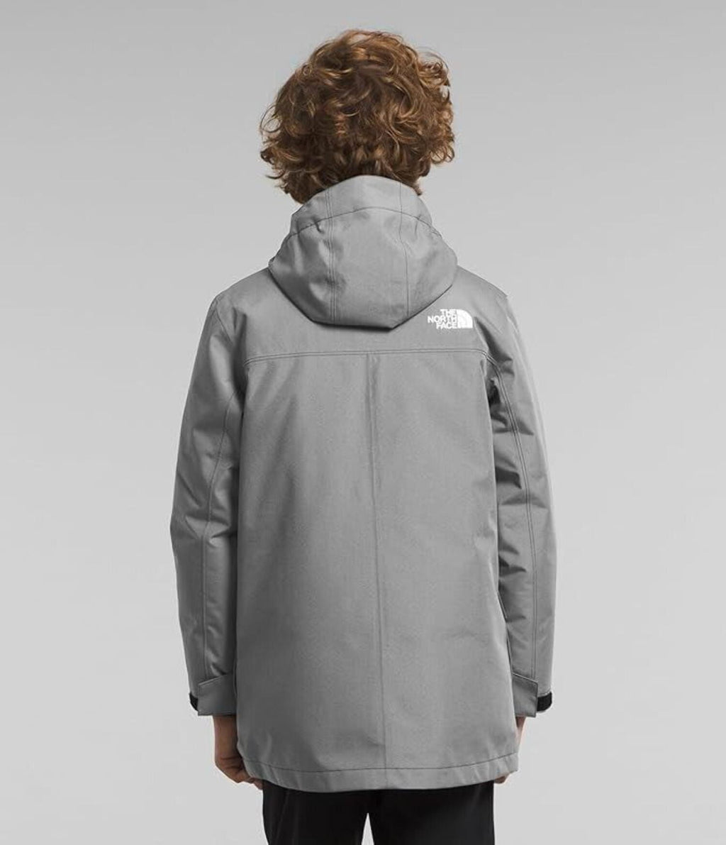 The North Face North Jacket Kids 2XL Gray Insulated Hooded Triclimate APP2822