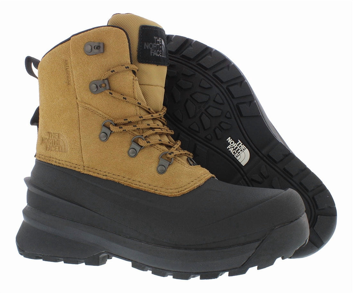 The North Face Chilkat V Lace Waterproof Boot Mens Shoes Size 12, Color: Utility Brown/Tnf Black