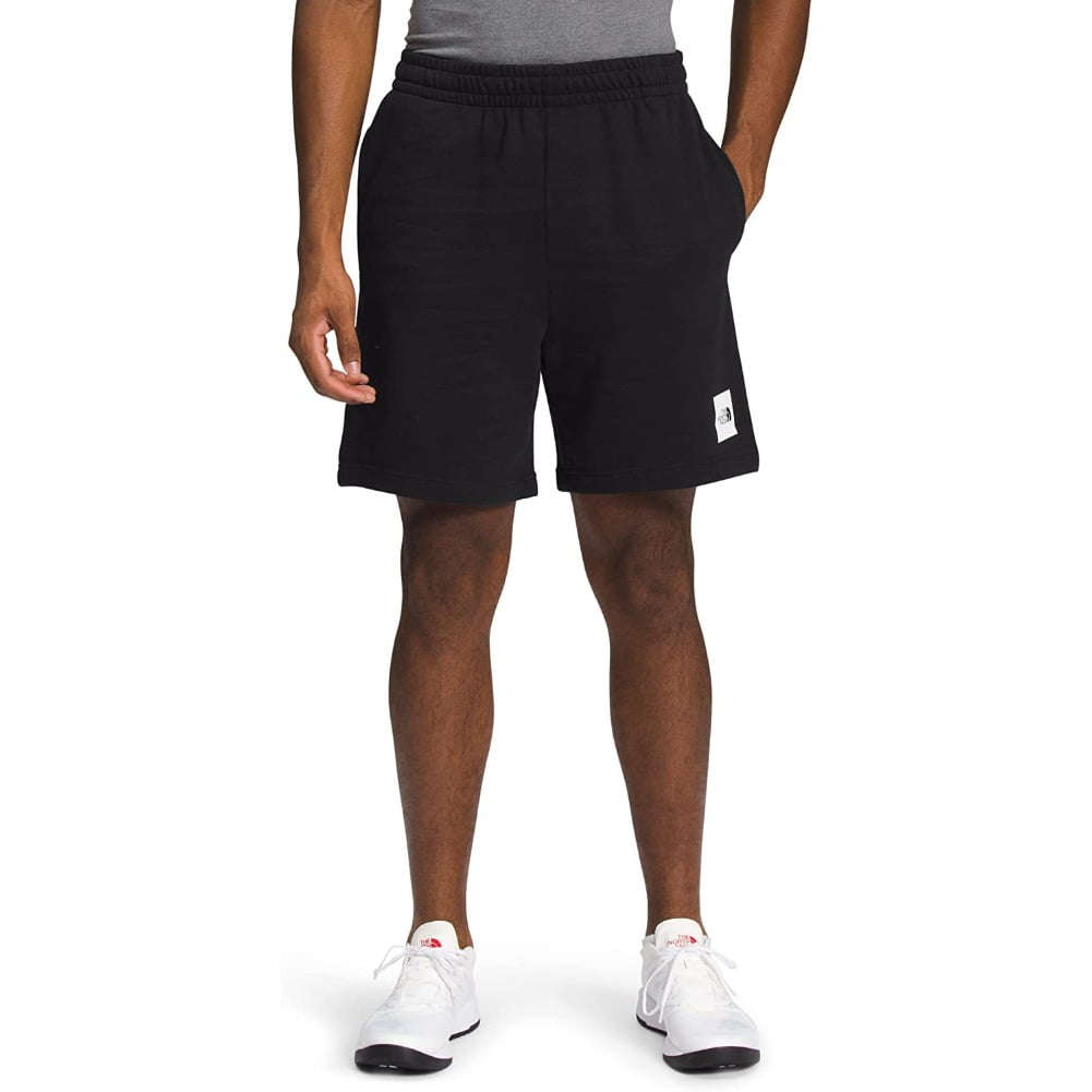 The North Face Men's Shorts Box NSE Logo Athletic Elastic Waistband Shorts, Navy, 2XL