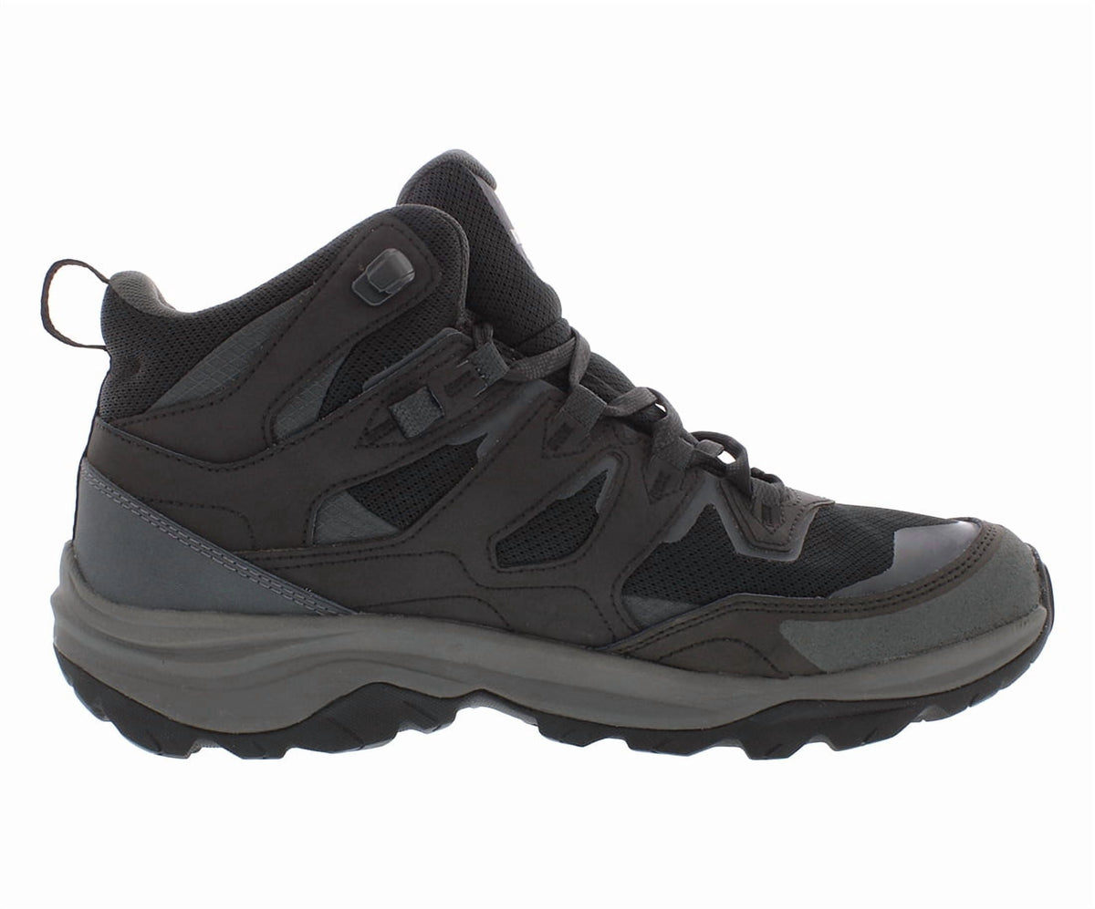 The North Face Hedgehog 3 Mid Waterproof Boot Mens Shoes Size 10, Color: Tnf Black/Asphalt Grey