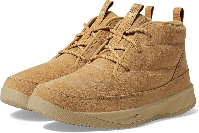 THE NORTH FACE Men's Never Stop Exploring Chukka Suede Almond Butter/Warm Sand 12.5 Medium