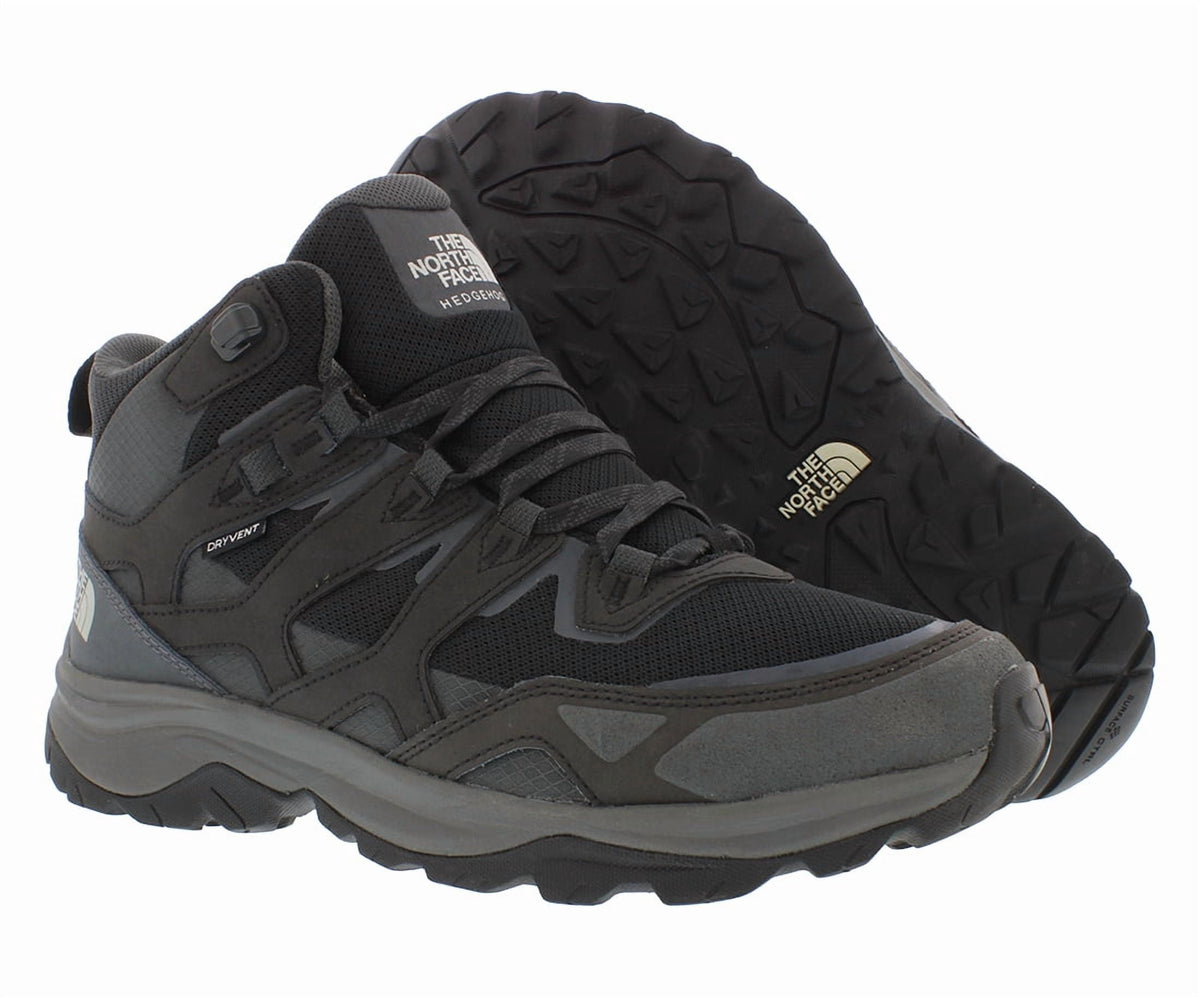 The North Face Hedgehog 3 Mid Waterproof Boot Mens Shoes Size 10, Color: Tnf Black/Asphalt Grey