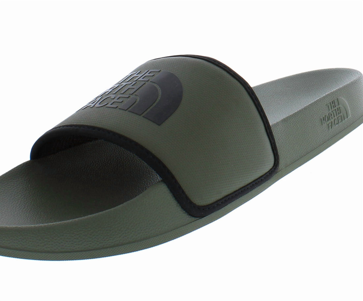 The North Face Base Camp III Slide Mens Shoes Size 8, Color: New Taupe Green/Tnf Black