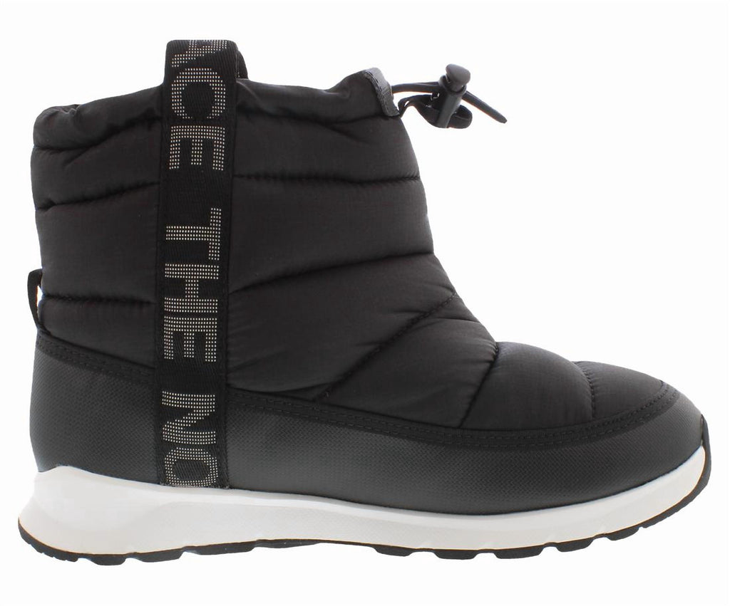 The North Face Thermoball Pull On Waterproof Boot GS Girls Shoes Size 5, Color: Tnf Black/Tnf White