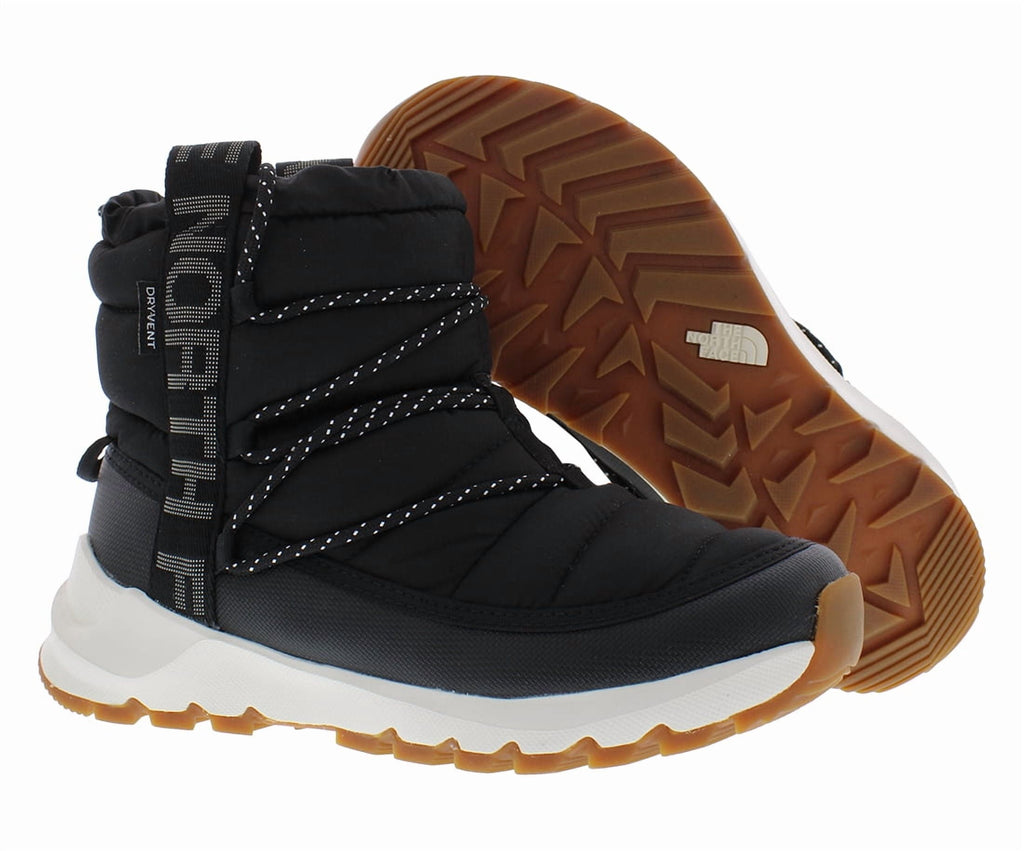 The North Face Thermoball Lace Up Waterproof Boot Womens Shoes Size 10, Color: Black